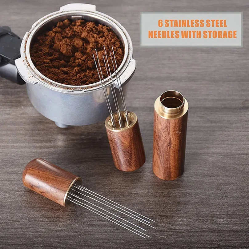Coffee Distribution Tool - Needle Distributor Stainless Steel Coffee Tamper