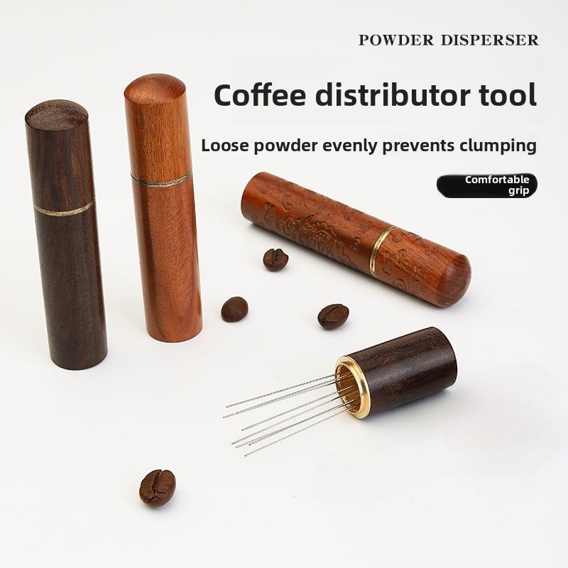 Wood Stainless Steel Coffee Po – Coffee Distribution Tool recenzja i cena