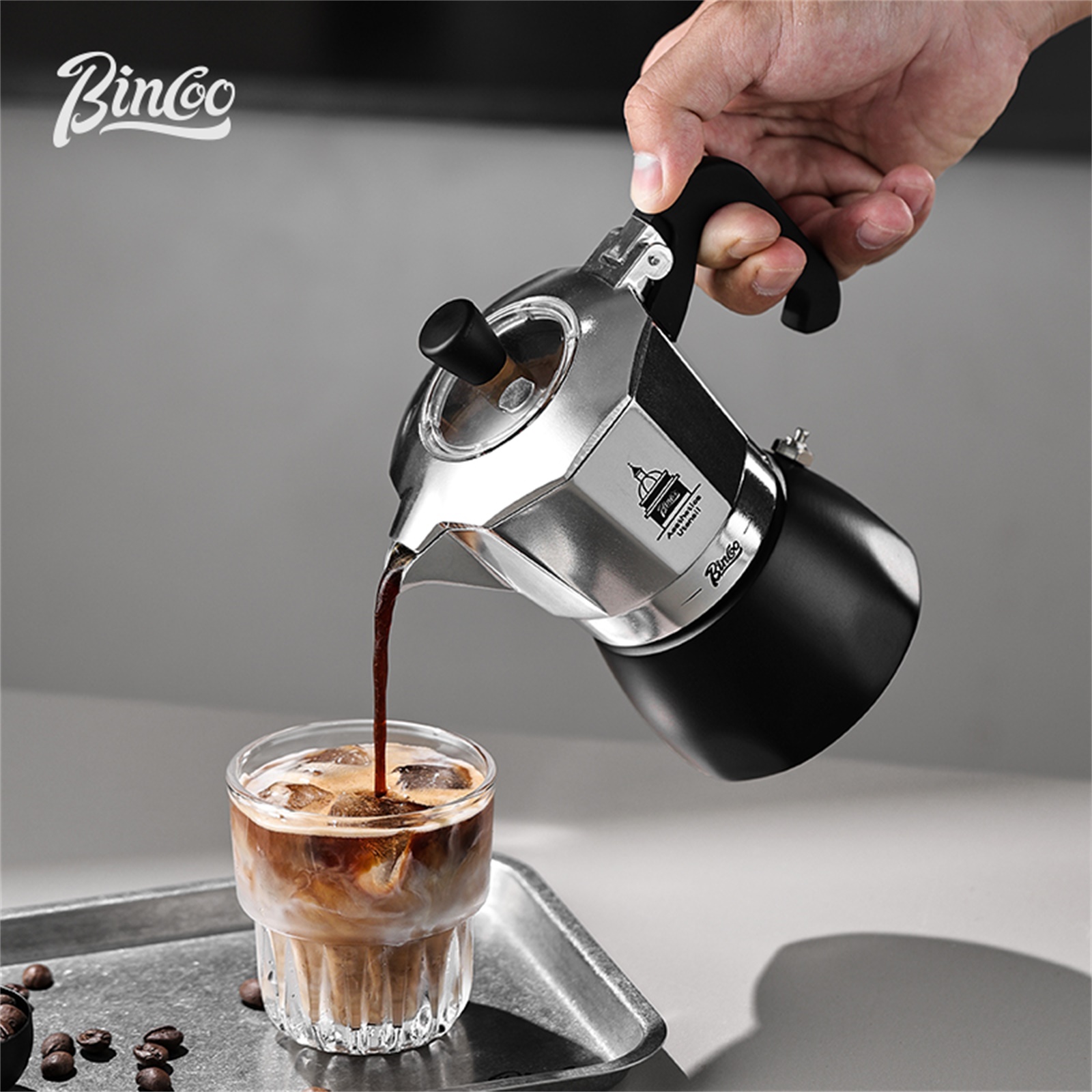 BINCOO Double Valve Moka Pot，E – Coffee Equipment Espresso recenzja i cena