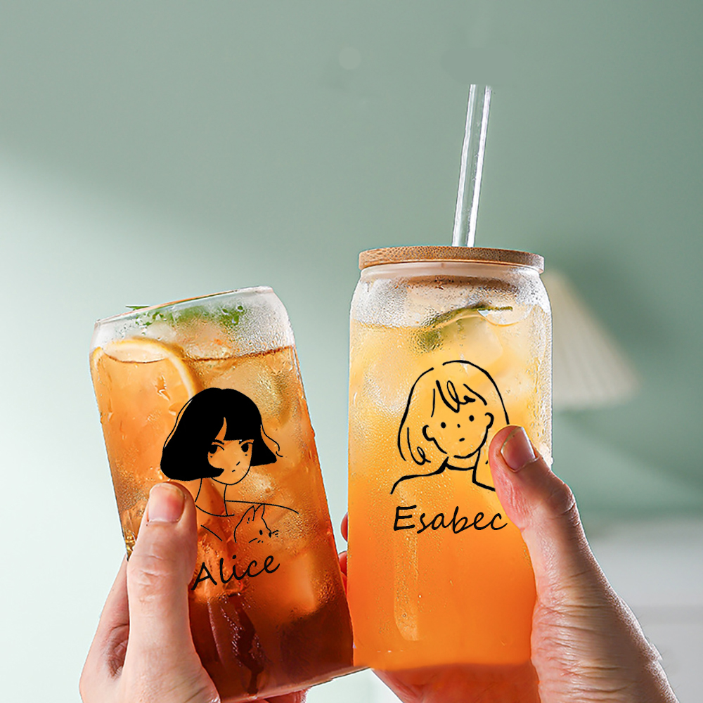 Customized cartoon glass cups, – Coffee Equipment Names recenzja i cena