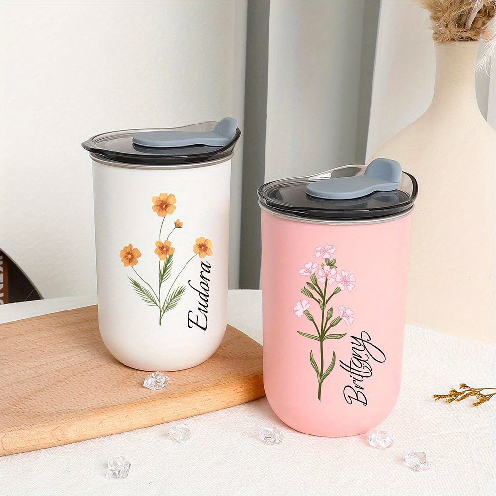 Customized birthday floral mug – Coffee Equipment Names recenzja i cena