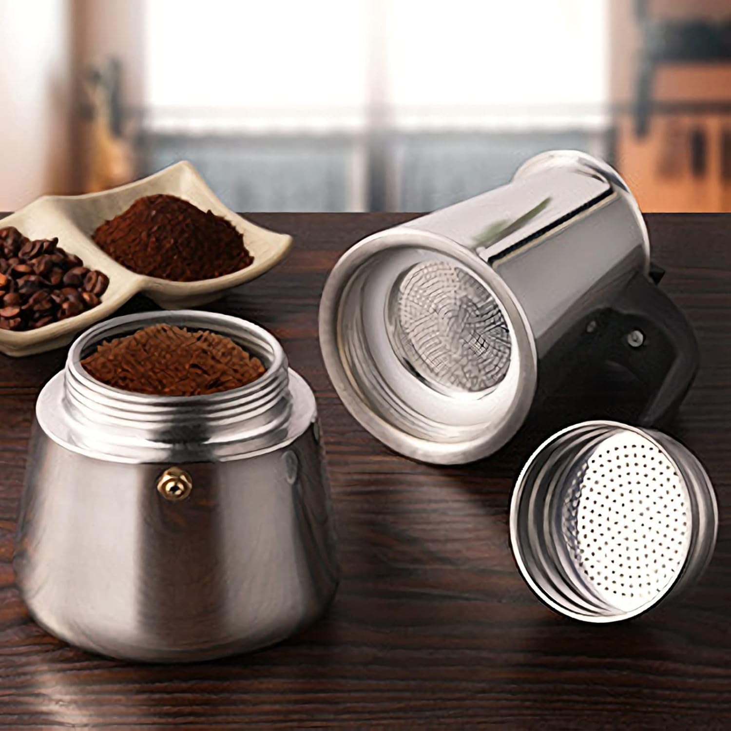 4/6/9 Cups Moka Pot Caffe Mach – Coffee Equipment Espresso recenzja i cena