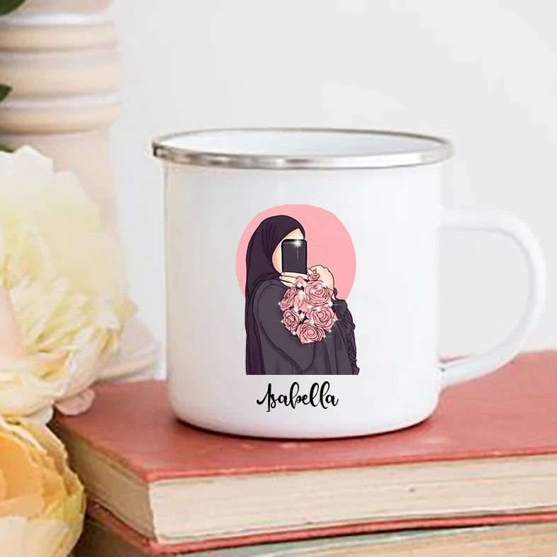 Personalised Hijabi Girl Print – Coffee Equipment Names recenzja i cena
