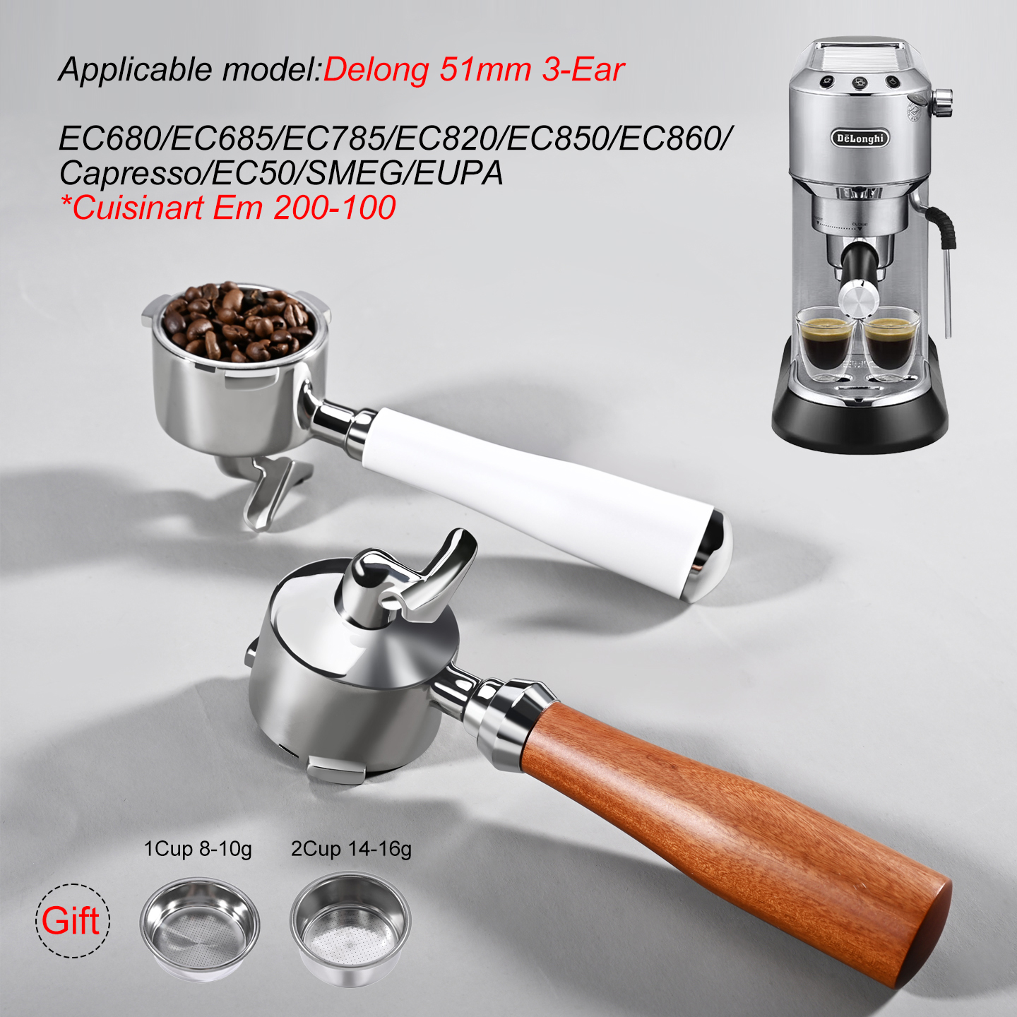 51mm Double Spout Coffee Porta – Coffee Equipment Espresso recenzja i cena