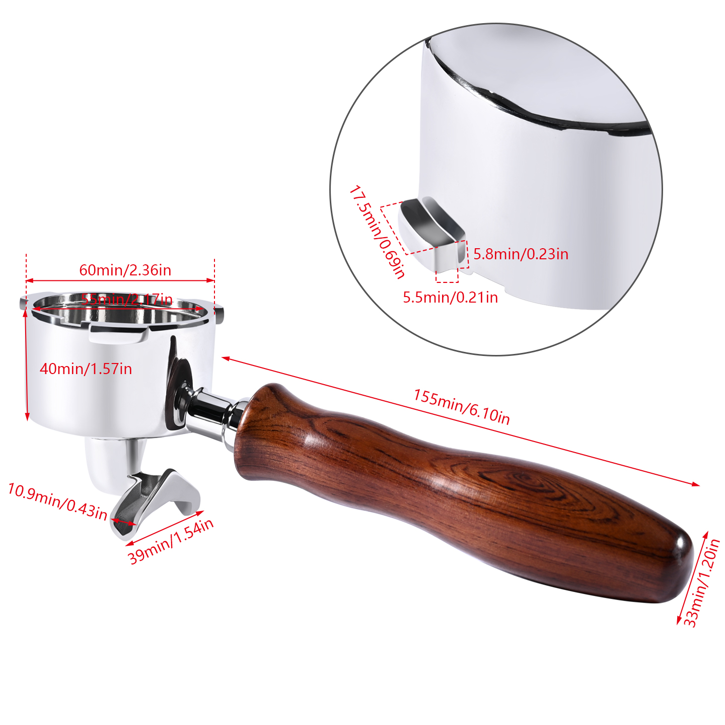 51mm Double Spout Coffee Porta – Coffee Equipment Espresso recenzja i cena